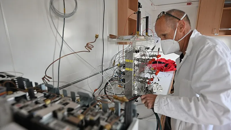 Analyse de l'eau en laboratoire