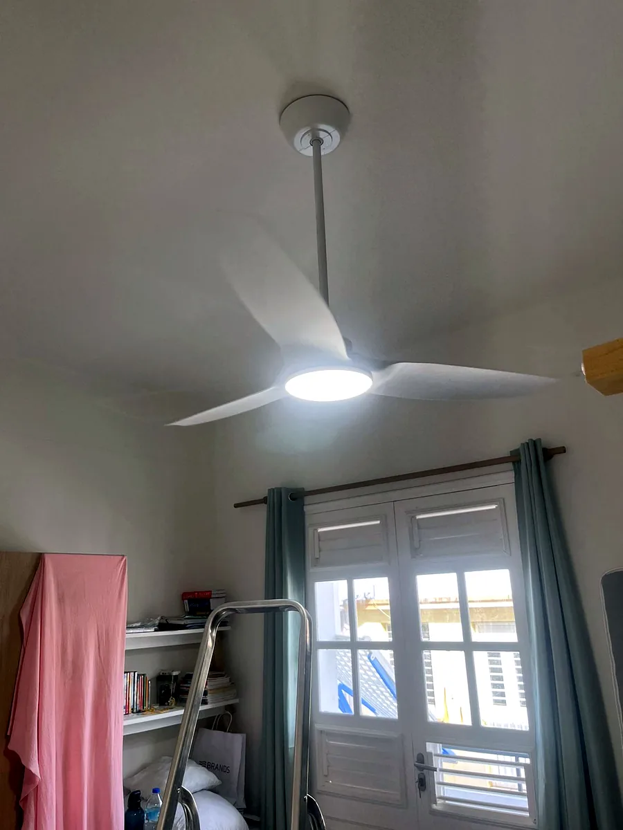 Après installation d'un brasseur d'air FANELITE à Baie-Mahault en Guadeloupe