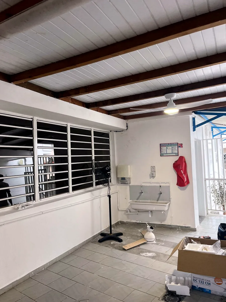 Après installation d'un brasseur d'air FANELITE à Capesterre-Belle-Eau en Guadeloupe