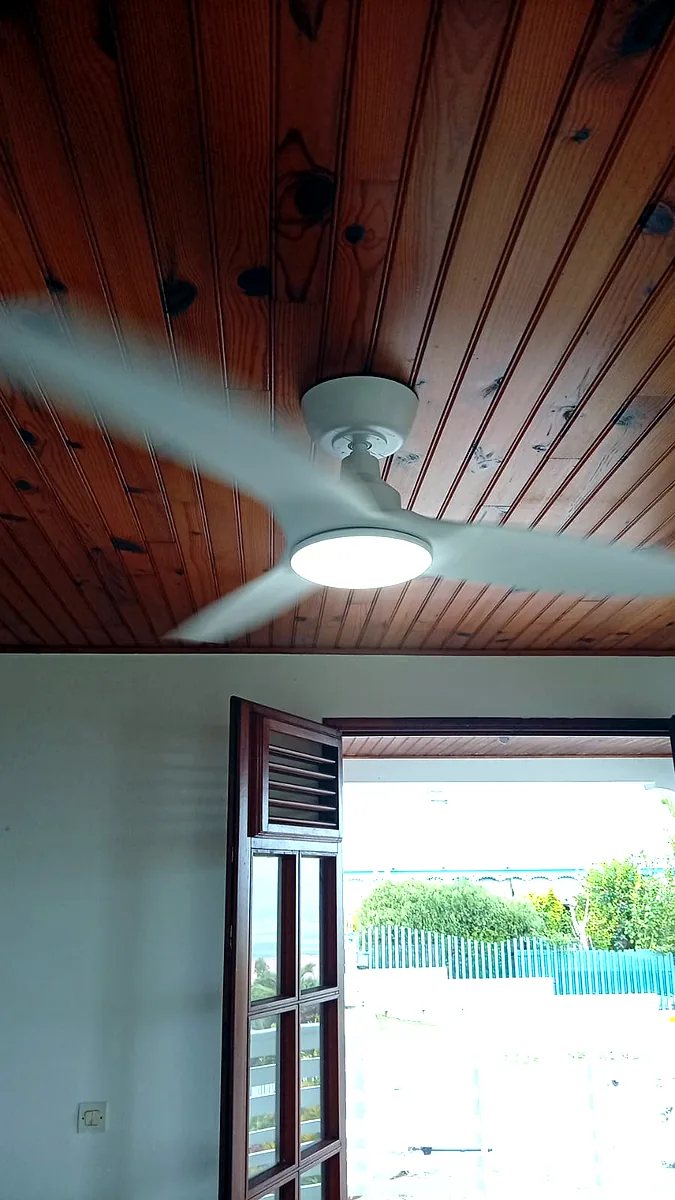 Après installation d'un brasseur d'air FANELITE à Gourbeyre en Guadeloupe