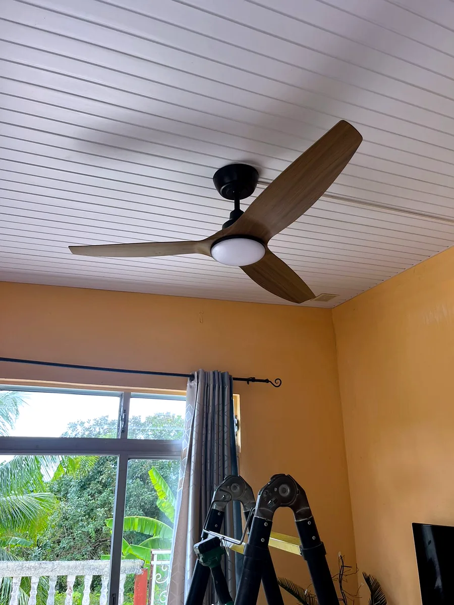 Après installation d'un brasseur d'air FANELITE aux Abymes en Guadeloupe