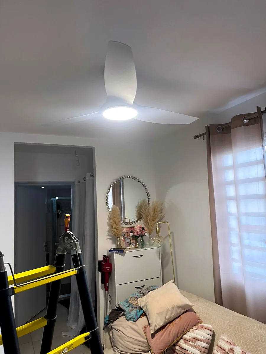 Après installation d'un brasseur d'air FANELITE aux Abymes en Guadeloupe
