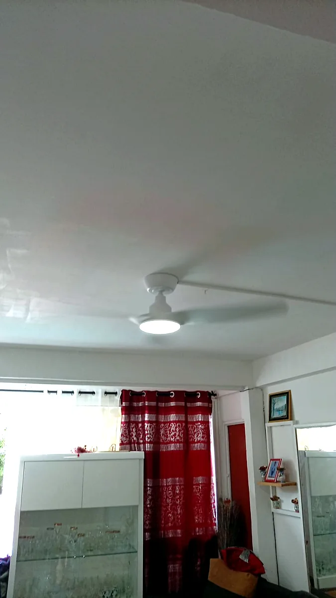 Après installation d'un brasseur d'air FANELITE à Saint-Louis (Marie-Galante) en Guadeloupe