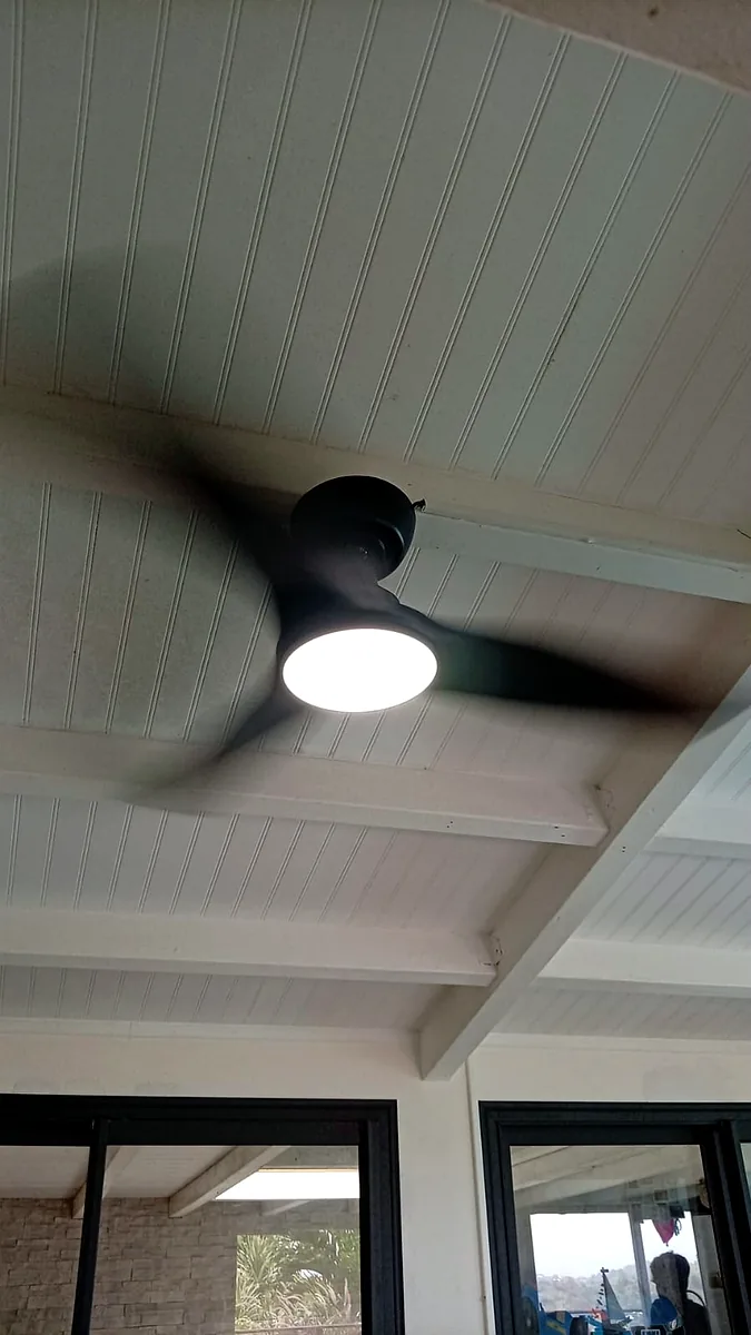 Après installation d'un brasseur d'air FANELITE à Vieux-Habitants en Guadeloupe