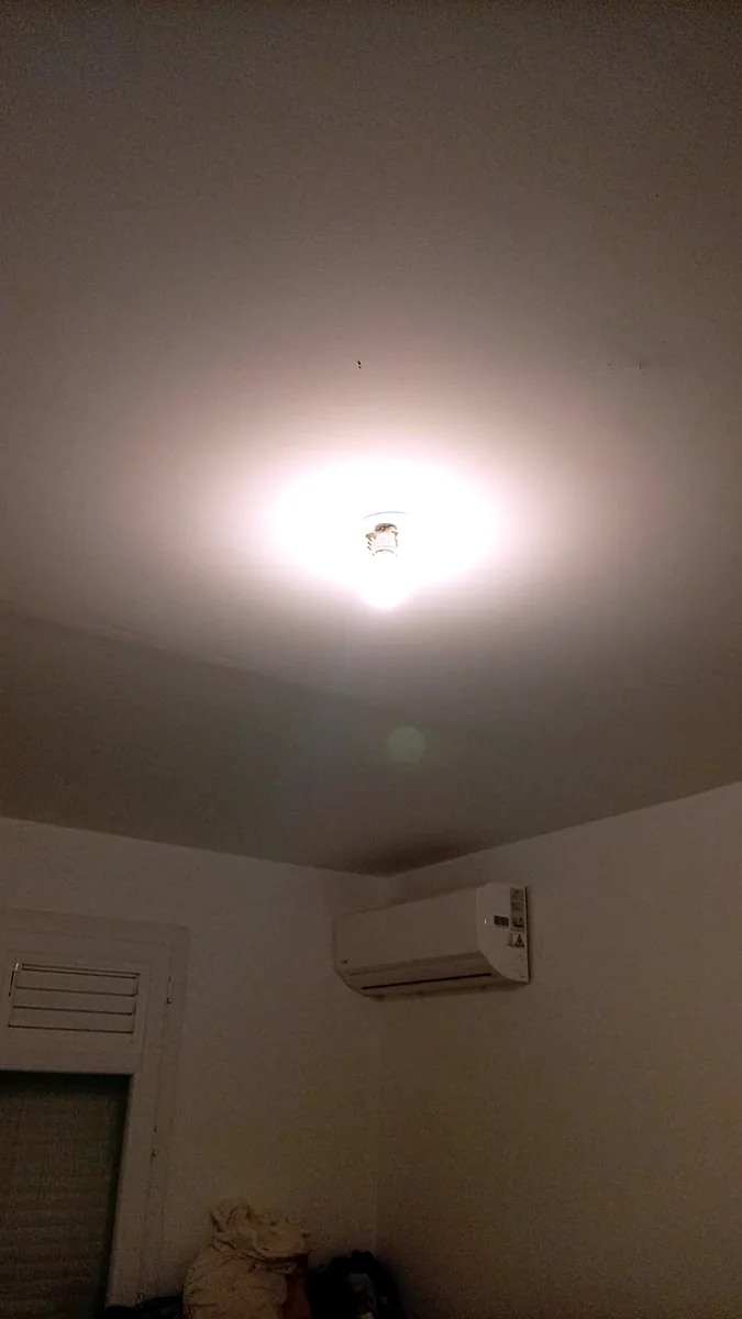 Avant installation d'un brasseur d'air FANELITE à Deshaies en Guadeloupe