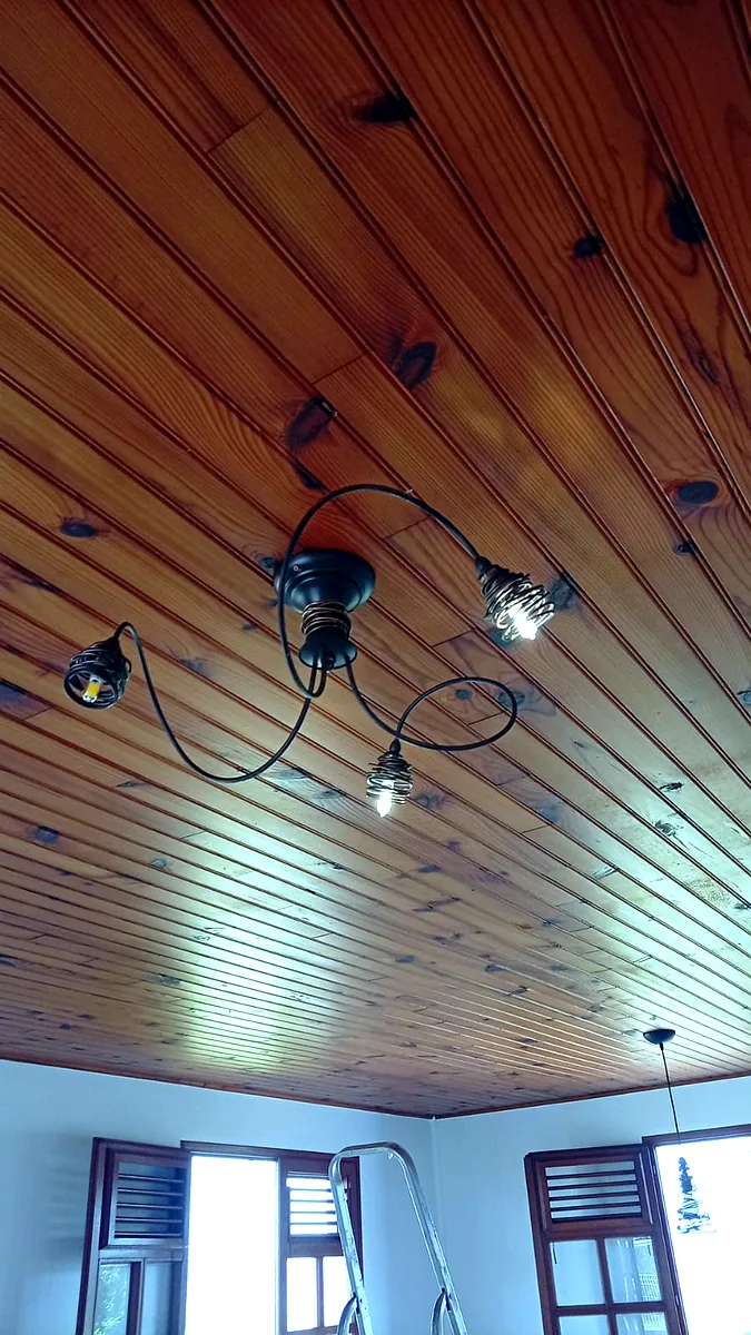 Avant installation d'un brasseur d'air FANELITE à Gourbeyre en Guadeloupe