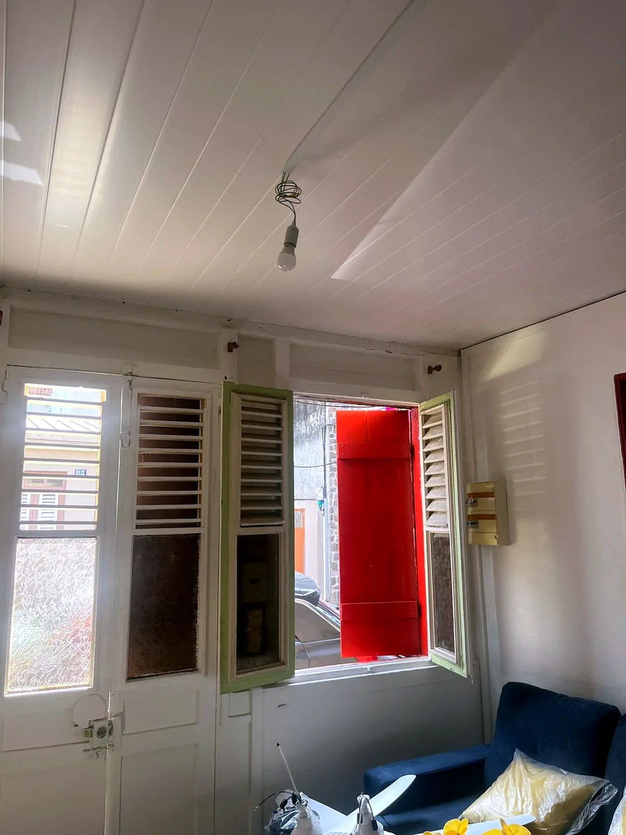 Avant installation d'un brasseur d'air FANELITE à Lamentin en Guadeloupe