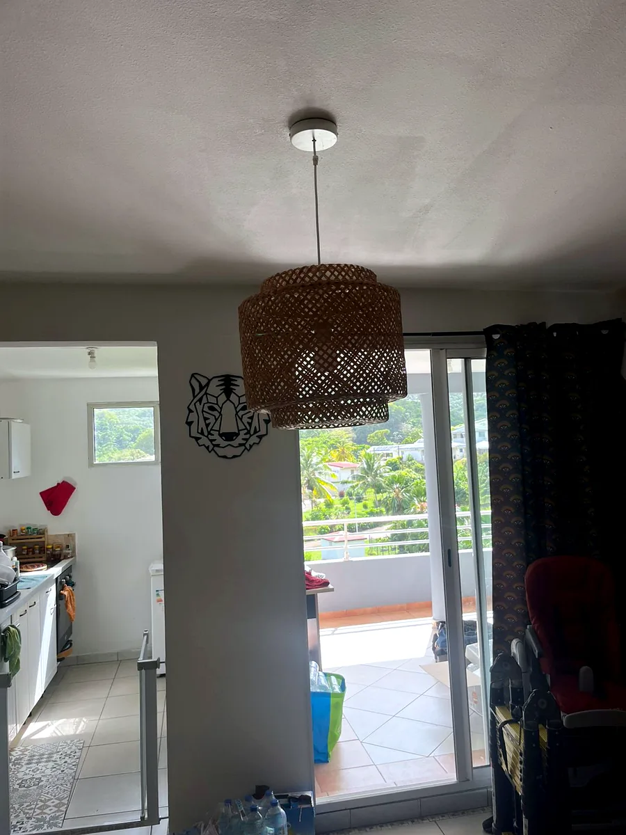 Avant installation d'un brasseur d'air FANELITE au Moule en Guadeloupe