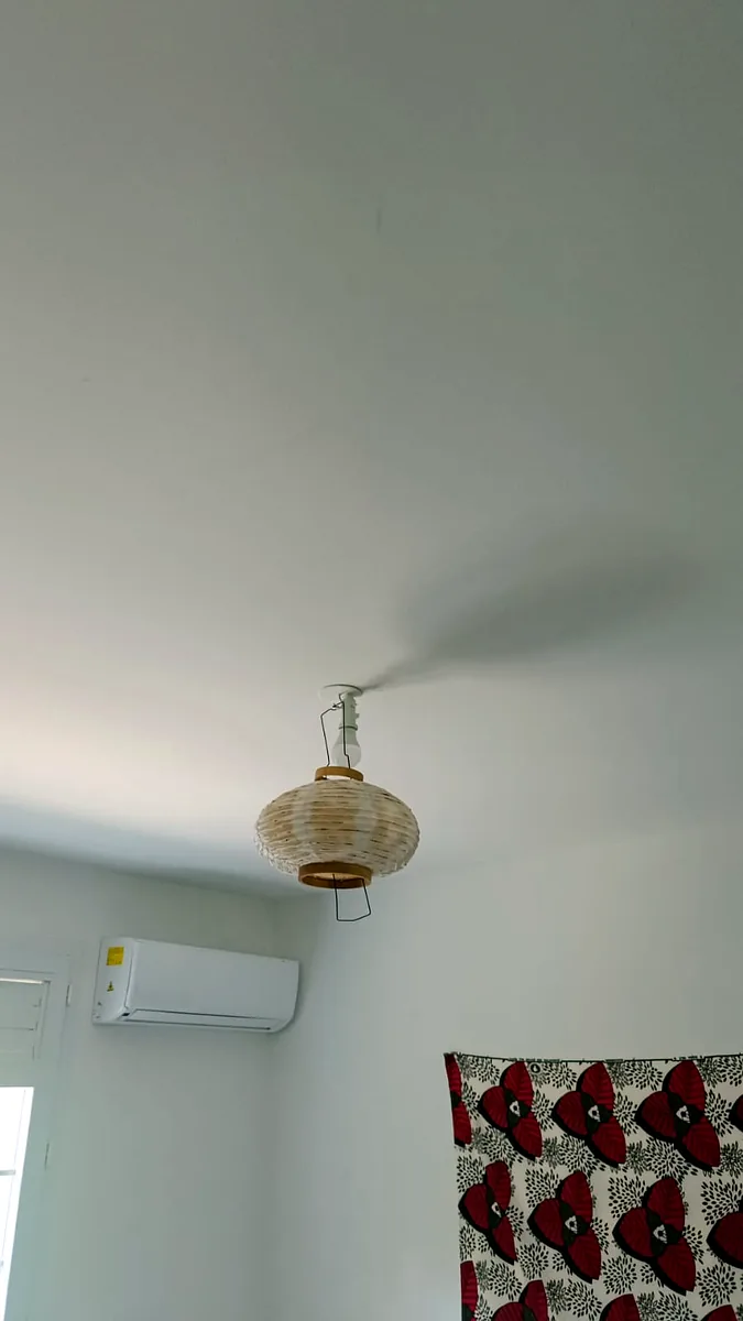 Avant installation d'un brasseur d'air FANELITE au Vauclin en Martinique