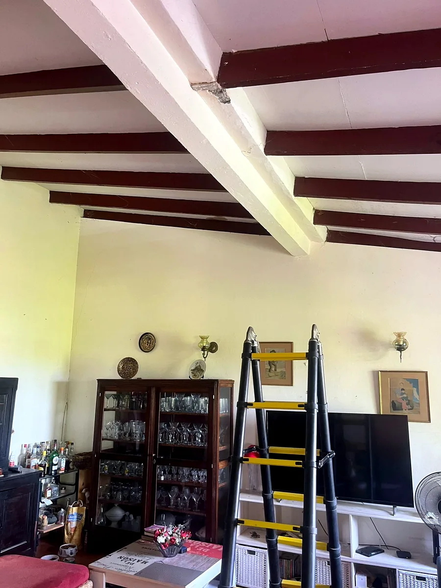 Avant installation d'un brasseur d'air FANELITE à Pointe-à-Pitre en Guadeloupe
