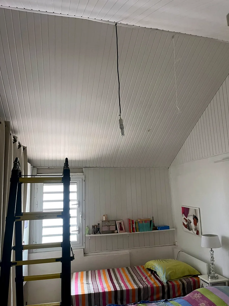 Avant installation d'un brasseur d'air FANELITE à Sainte-Marie en Martinique